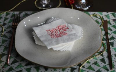 Celebre as Festas com Estilo: Conheça Nosso Novo Guardanapo de Natal