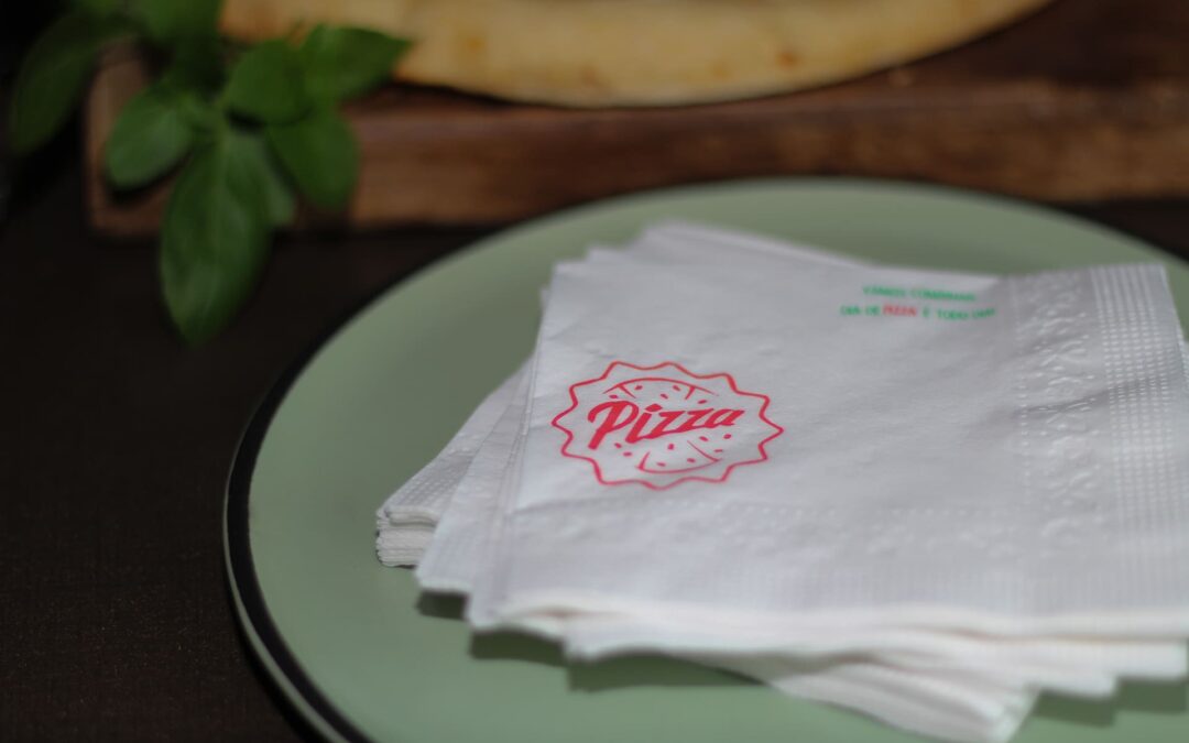 Celebre a Paixão por Pizza com Nosso Guardanapo Especial