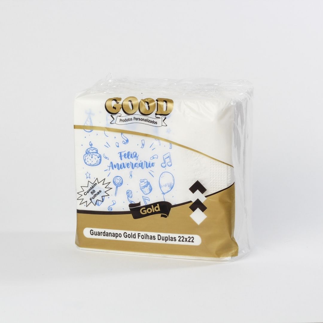 Guardanapo Good Gold 22x22 - Folhas Duplas - Coleção Encantos - Imagem 7