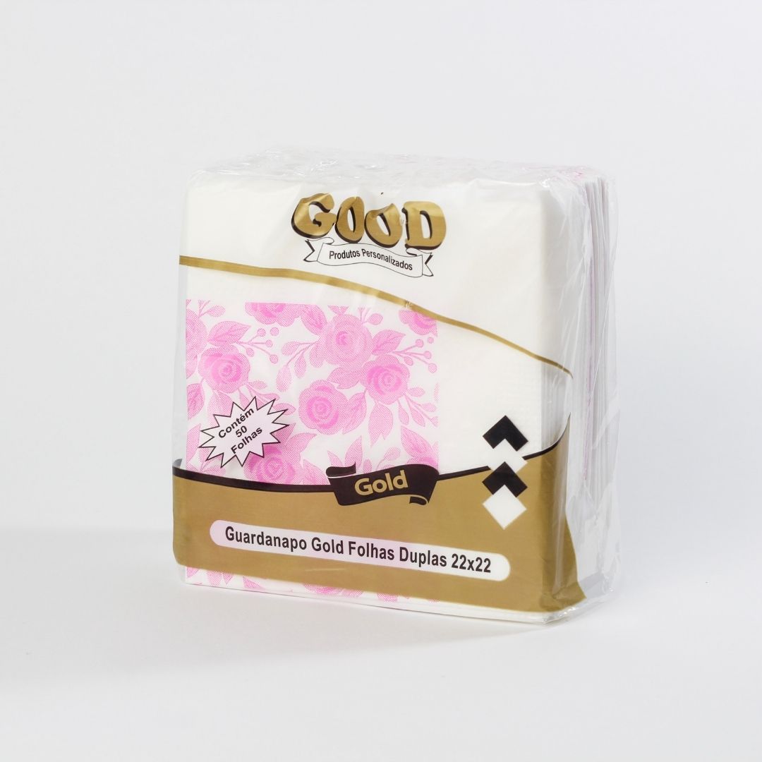 Guardanapo Good Gold 22x22 - Folhas Duplas - Coleção Encantos - Imagem 9