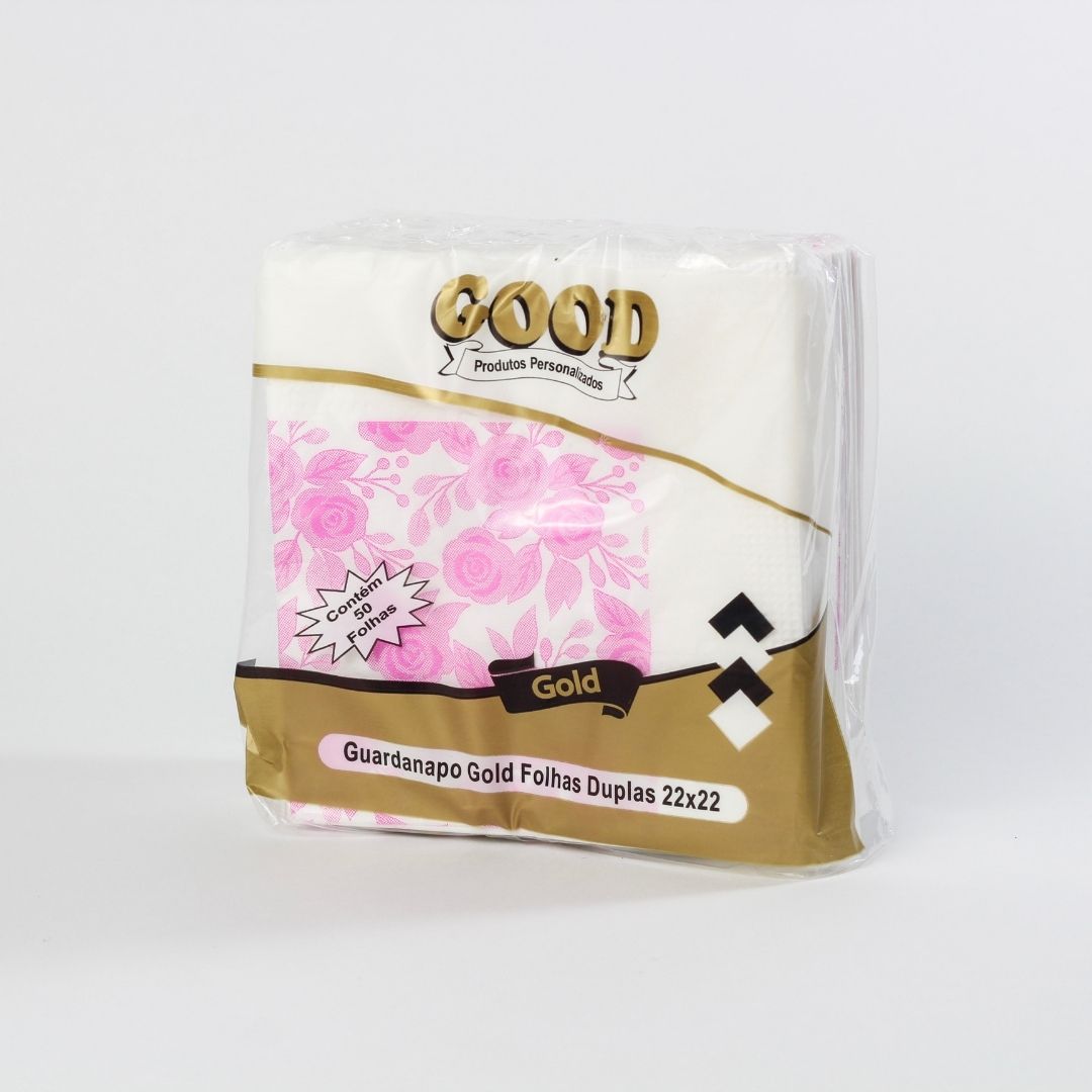 Guardanapo Good Gold 22x22 - Folhas Duplas - Coleção Encantos - Imagem 11