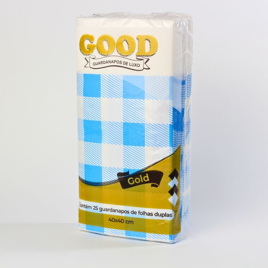 Guardanapo Good Gold 40x40 - Folhas Duplas - Coleção Encantos - Imagem 3