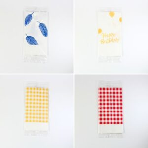 Guardanapos embalados sachês de plástico - Coleção Encantos